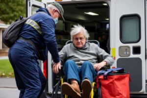 Transporte de pacientes idosos em São Paulo