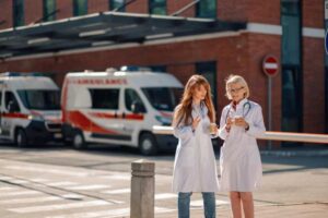 Ambulância particular na Zona Leste de São Paulo