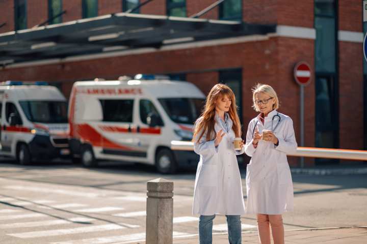 Ambulância particular na Zona Leste de São Paulo