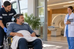 Transporte de Paciente para Exame de Imagem: Quando é Necessária uma Ambulância?